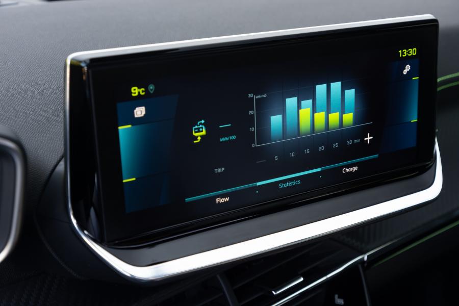Детали интерьера Peugeot e-2008 GT (Digital White) 2019 года  (WW) (фото 114 из 119)